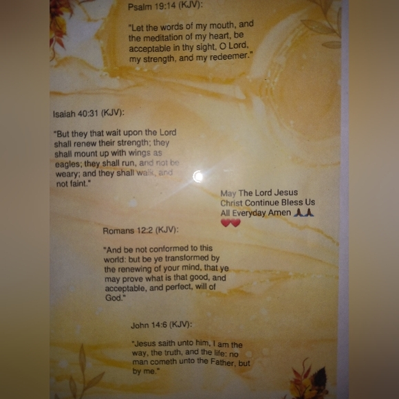 Bible Verses Picture Digital Art Print - Picture 4 of 6